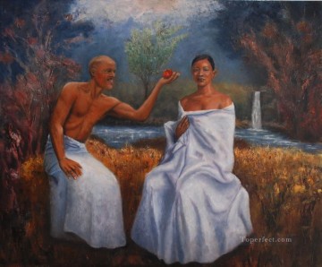 アフリカ人 Painting - エデンアフリカン
